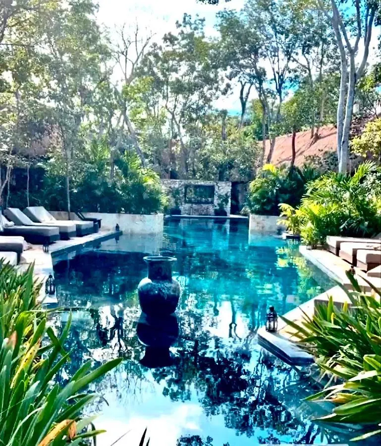 Luxury Boutique Boho Apt With Access To Bardo 툴룸 멕시코